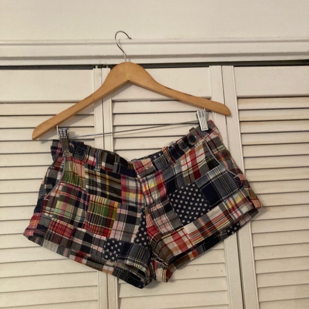 Patch Colored Short Pants - image 1